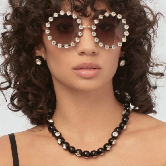 New Lele Sadoughi Gumball Collar Necklace NWT Sold Out! - Picture 1 of 8